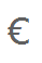 Euro currency symbol sign sign