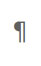 Pilcrow paragraph symbol sign sign