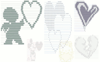 ▝▞ ASCII Heart Text Art copy paste
