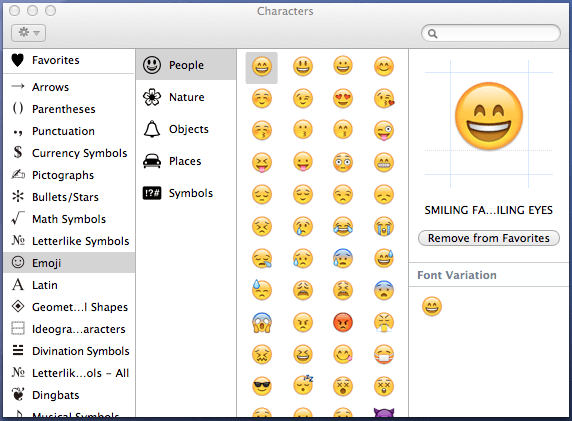 emotion icons for mac