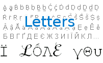 letter a in different languages