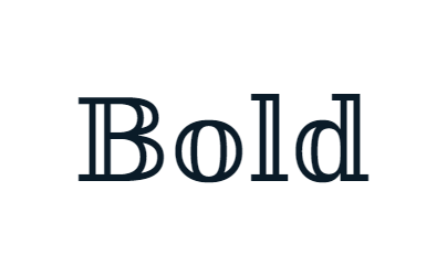 Blackboard Bold Font